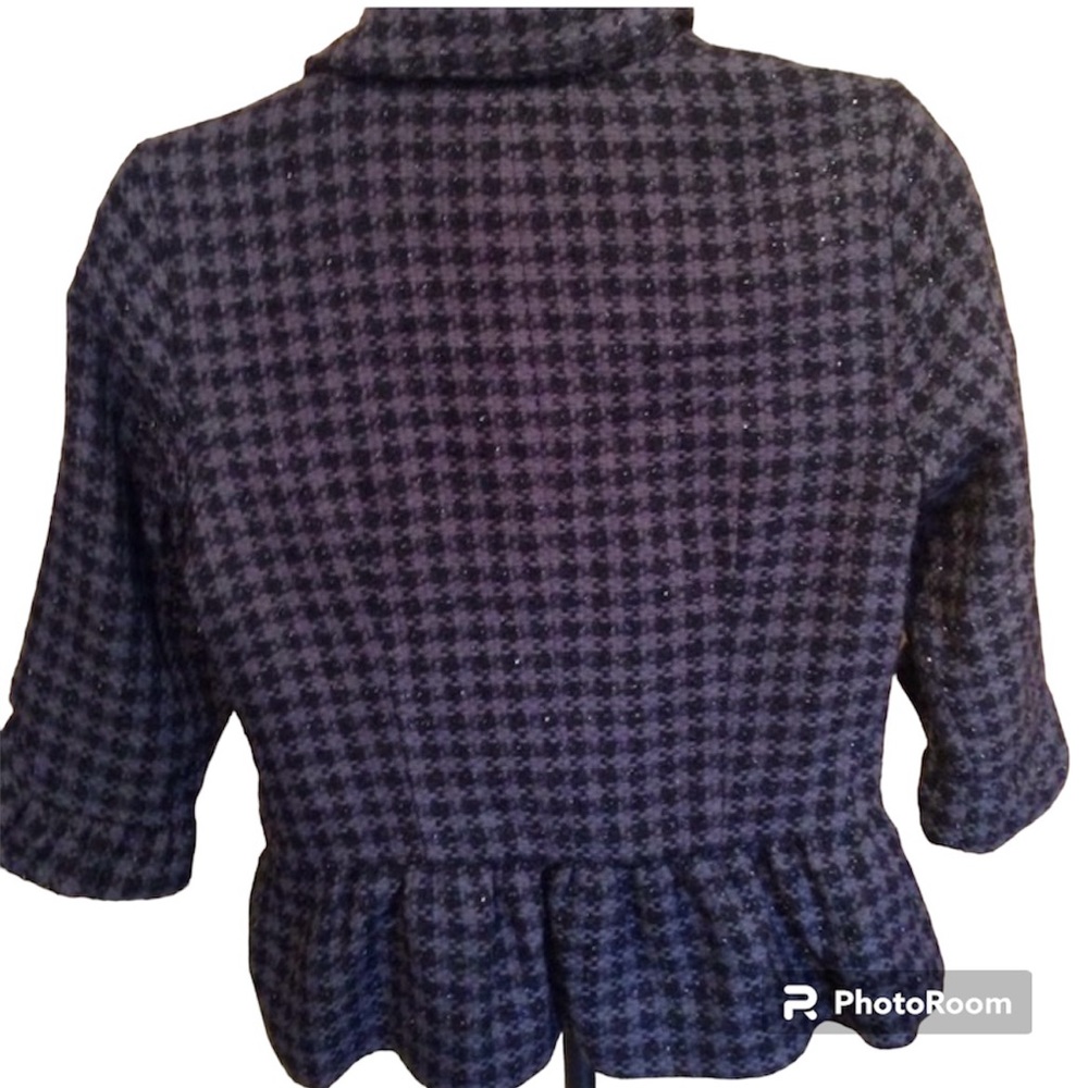 Houndstooth Grey & black blazer - Picture 2 of 3